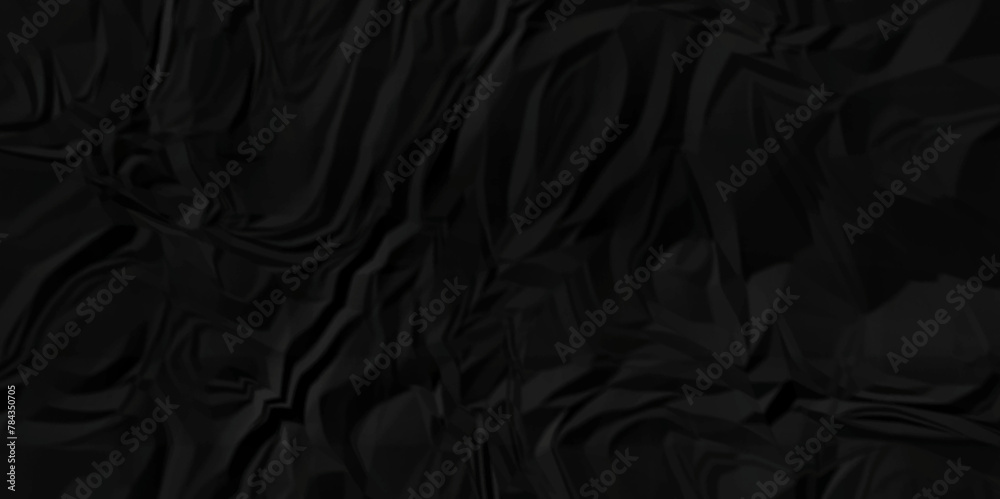 Dark black crumple paper wrinkled poster template ,blank glued creased paper texture background. black paper crumpled backdrop background. used for cardboard.	
 - obrazy, fototapety, plakaty 
