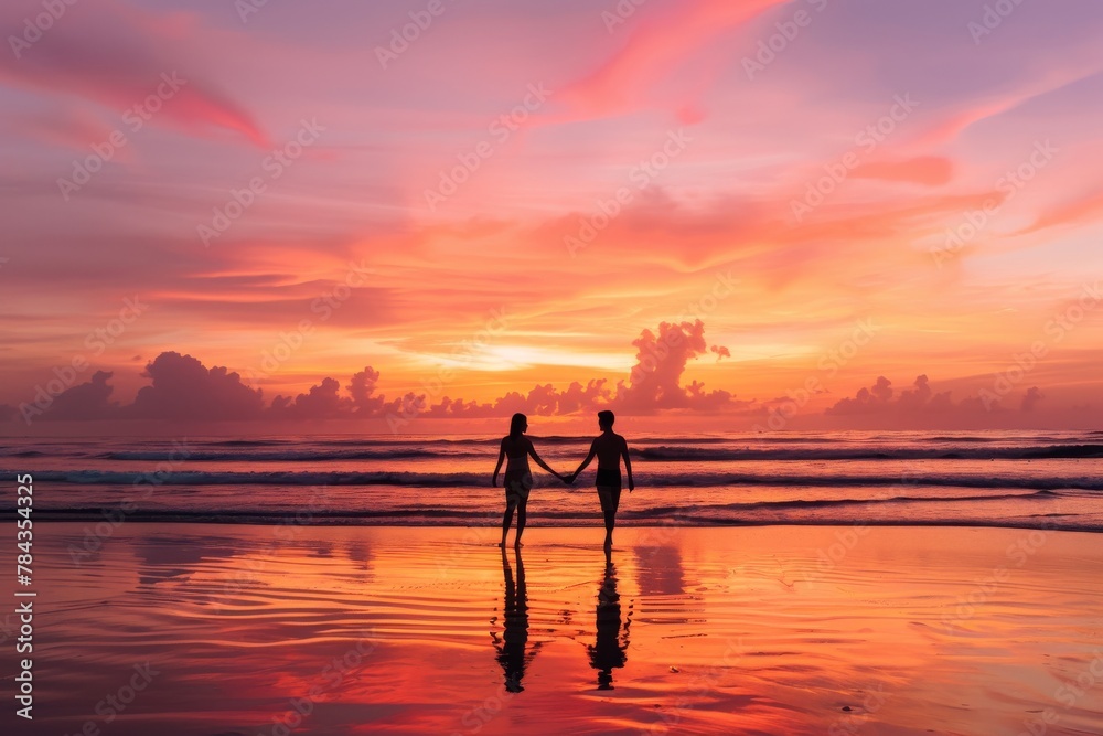 Fototapeta premium Ethereal Twilight Stroll