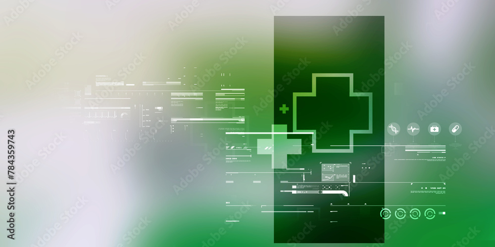 2D illustration medical structure background 2D illustration medical structure background