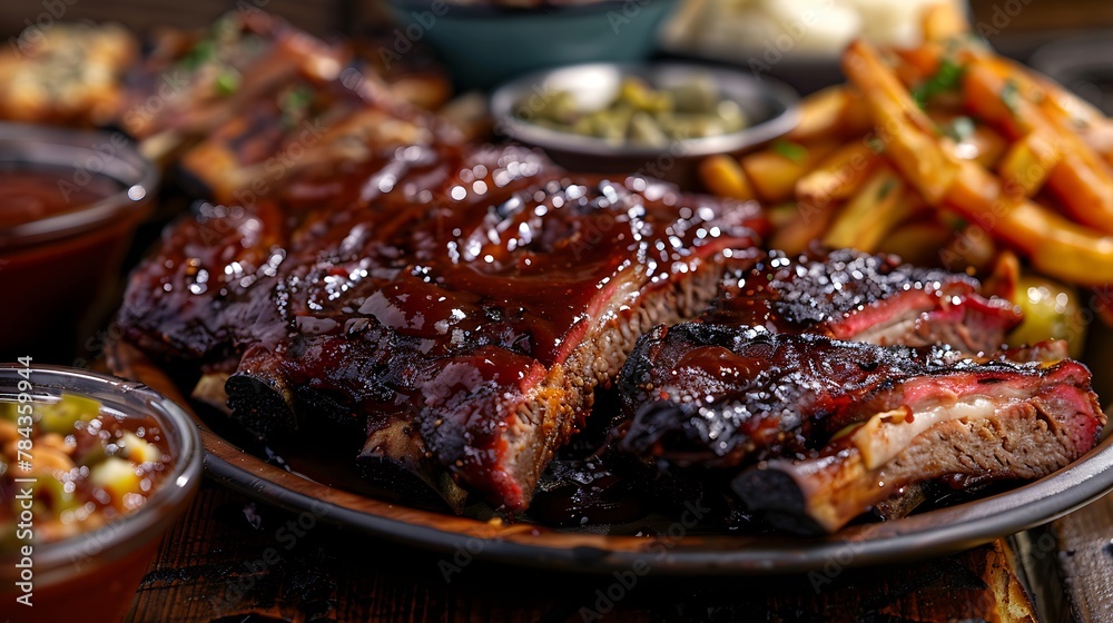 BBQ Served in a plate BBQ Served in a plate