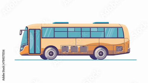 The bus icon. Travel symbol. Flat illustration flat