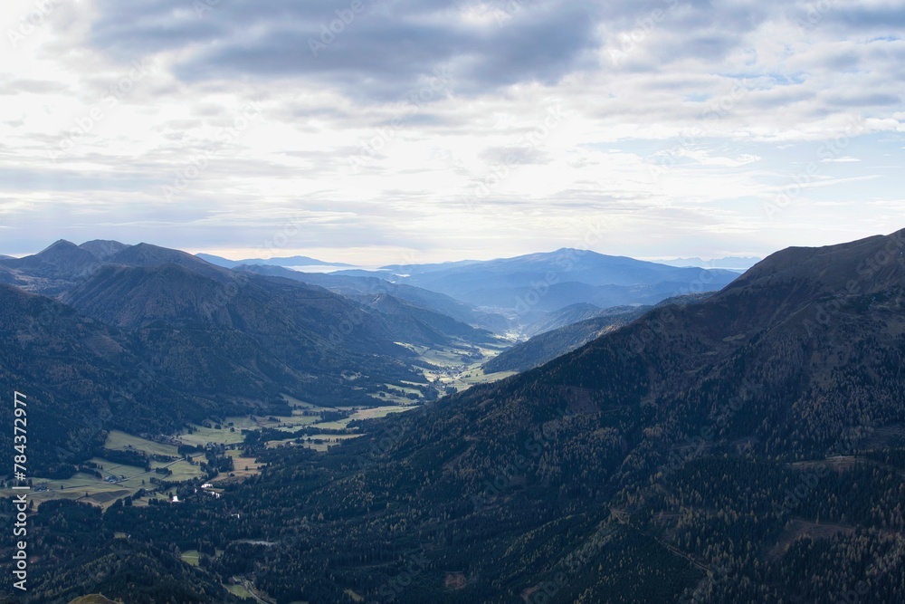 View of the Hohentauern valley