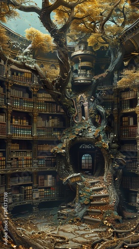 The science of dendrology studied in a library built with goldstandard books