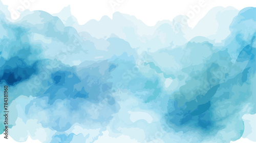 Blue watercolor abstract background. Watercolor blu photo