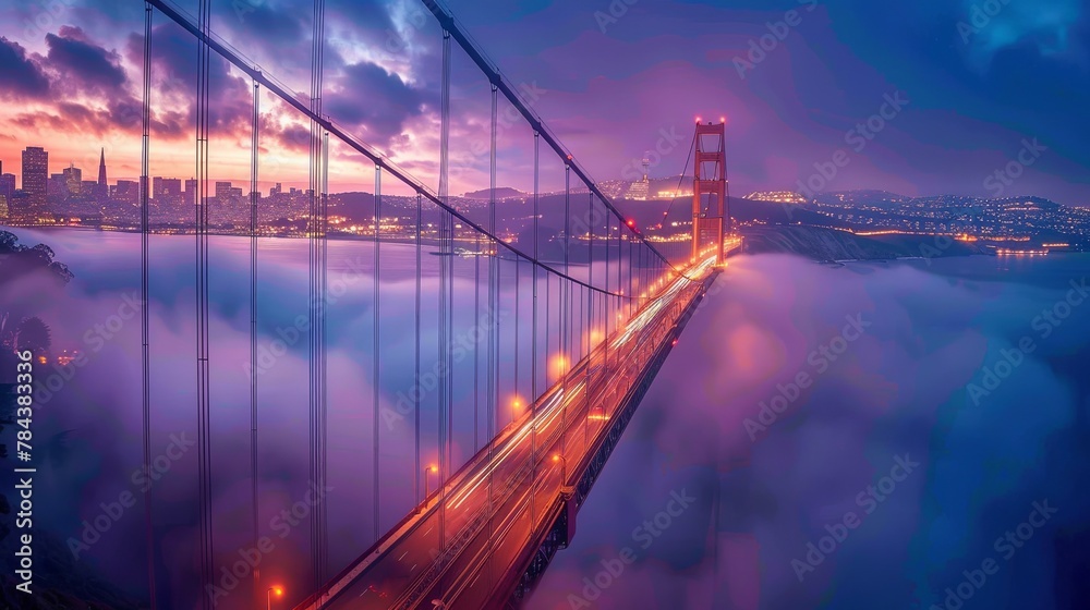 Obraz premium bridge over river