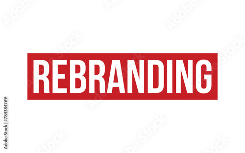 Rebranding Rubber Stamp Seal Vector