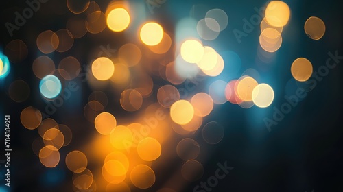 Night light blur. Blur concept with bokeh background.