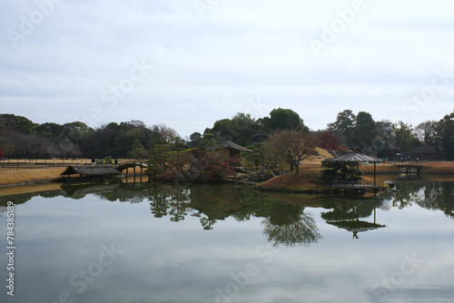 landscape view of Okayama Korakuen garden