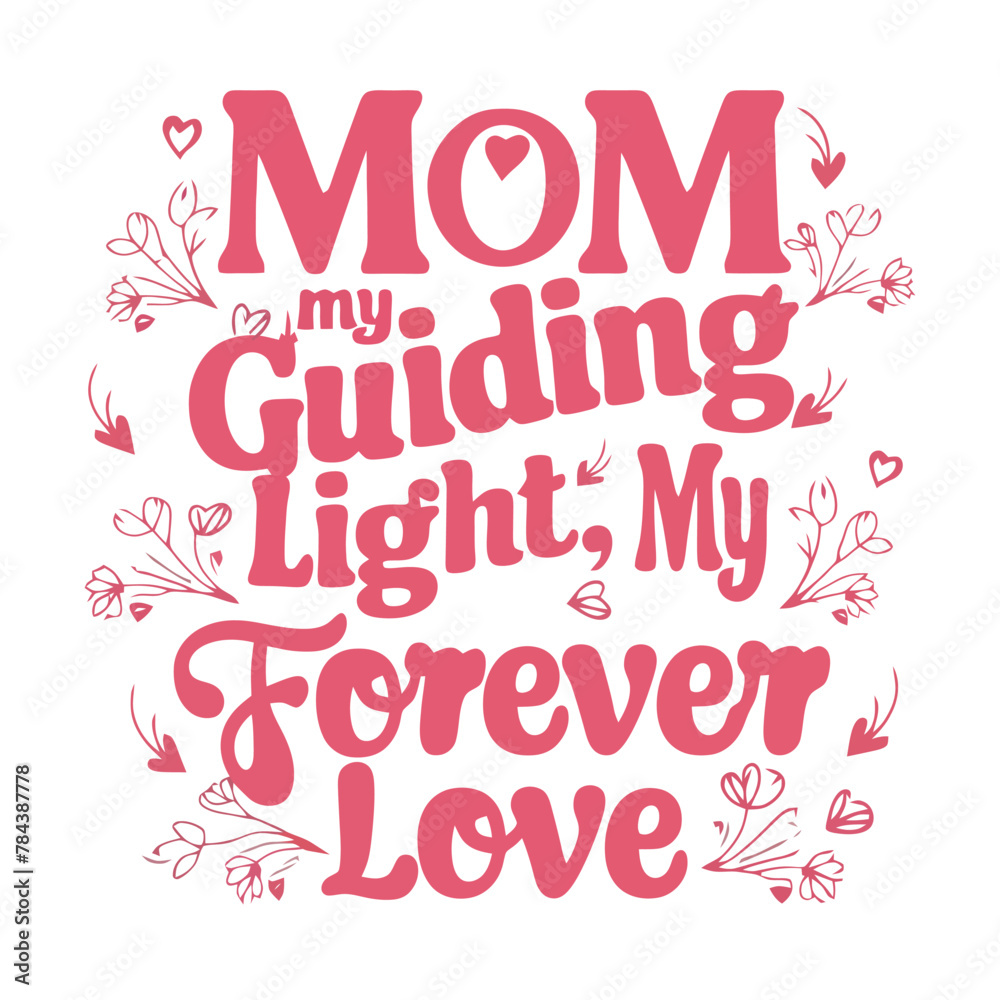 Mom T-shirt Design. Mother's Day t-shirt design bundle. Typography mom t-shirt design. Pro Vector