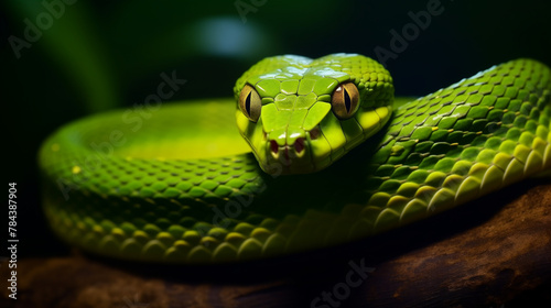 close up of a snake