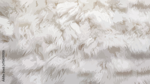 Closeup animal white wool sheep panoramic background