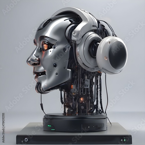 3d rendered illustration of a microscope