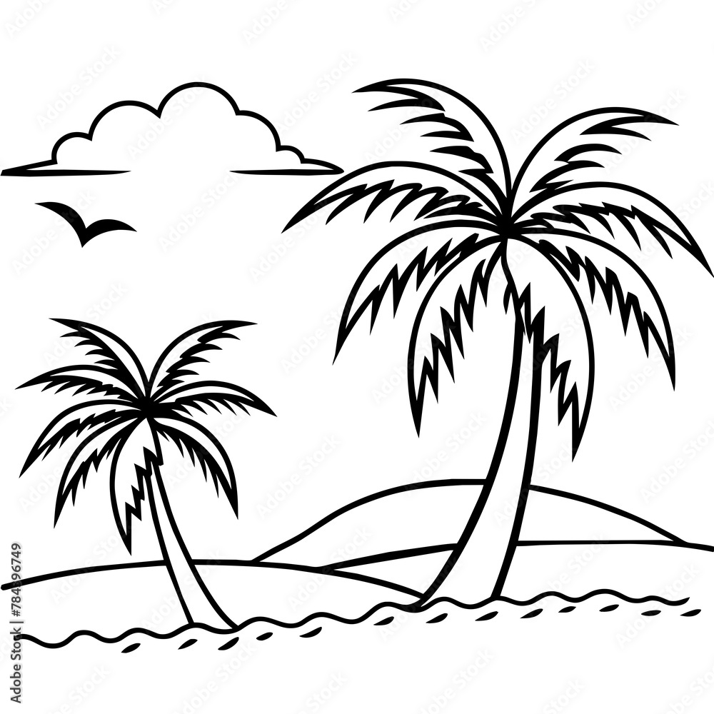 Summer vibes vector illustration.
Summer vibes vector illustration.