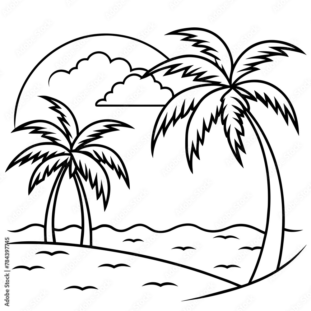 Summer vibes vector illustration.
Summer vibes vector illustration.