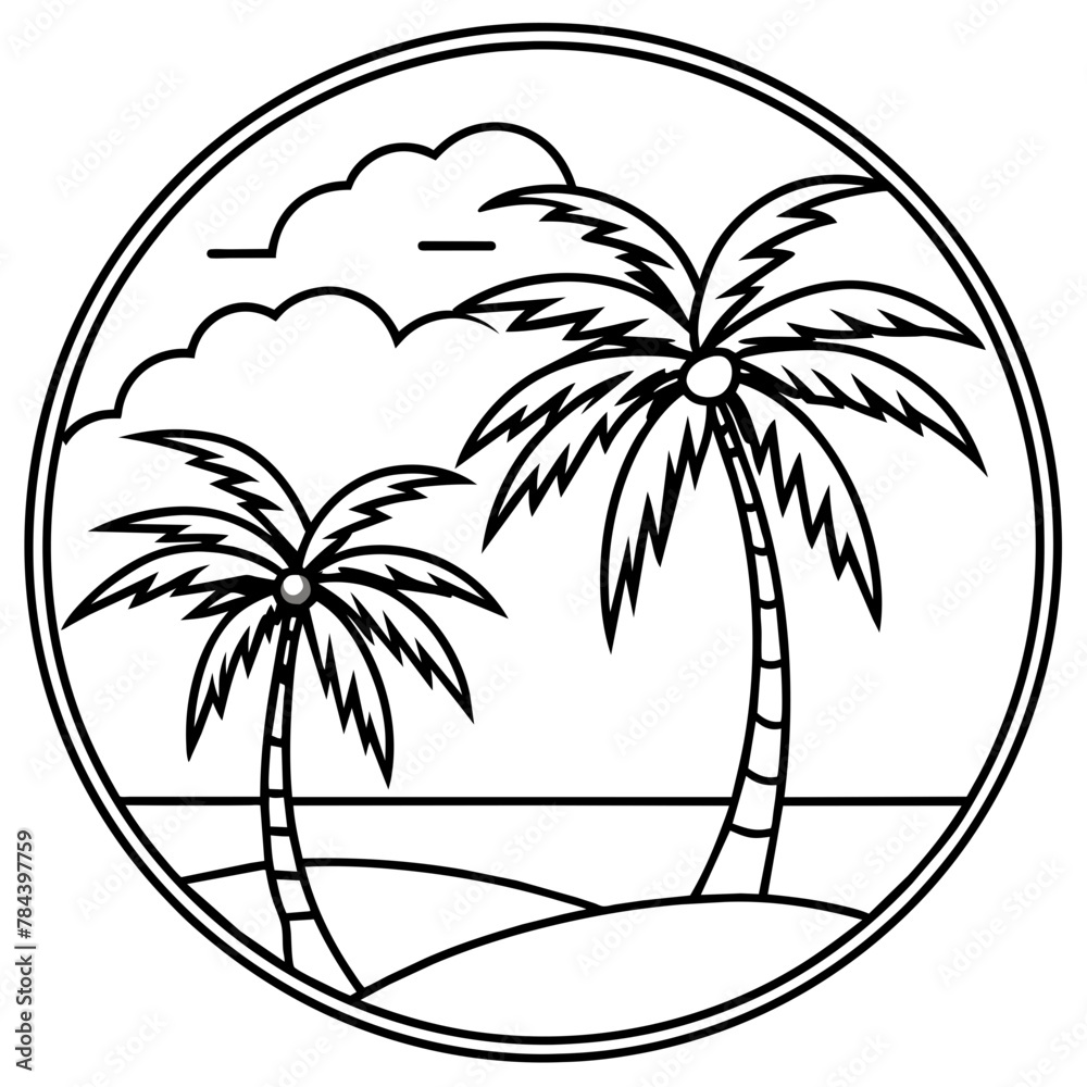 Summer vibes vector illustration.
Summer vibes vector illustration.