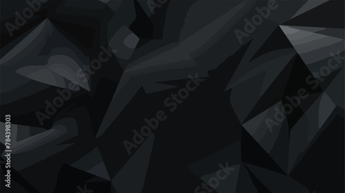 Dark Black vector polygonal background. Colorful illustration