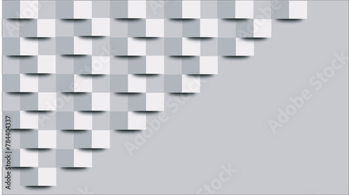 abstract background with squares 3d dynamic abd half line effect added photo