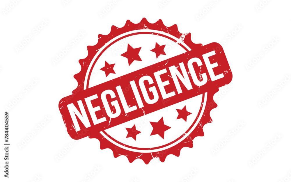 Negligence rubber grunge stamp seal vector Negligence rubber grunge stamp seal vector
