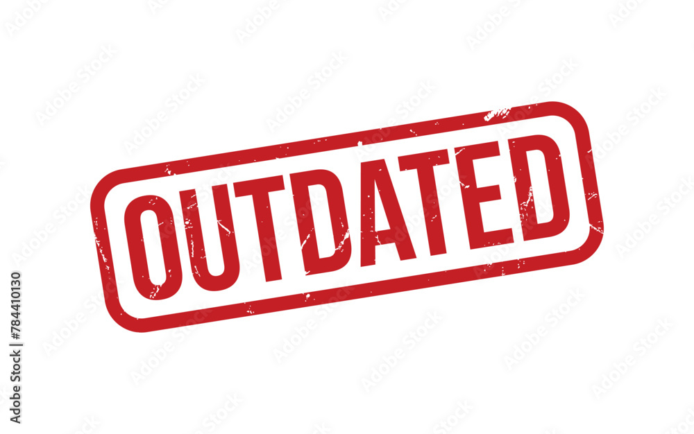 Outdated Stamp. Outdated Rubber grunge Stamp Seal