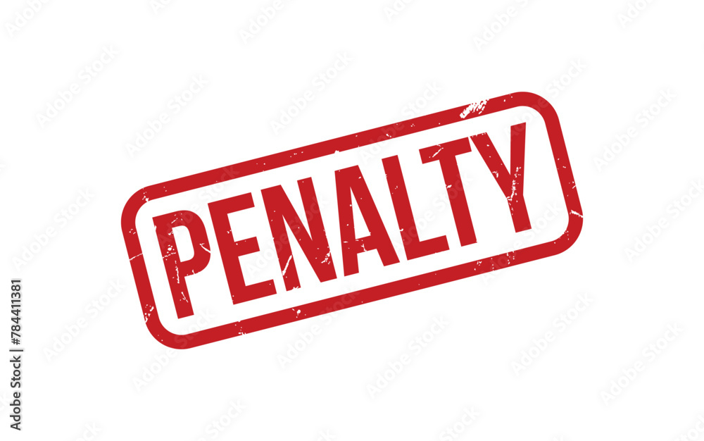 Penalty Stamp. Penalty Rubber grunge Stamp Seal Penalty Stamp. Penalty Rubber grunge Stamp Seal