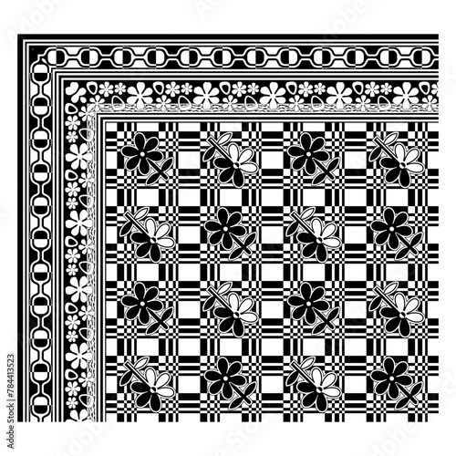 bedsheet design digital art use hand work and digital printing