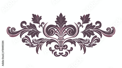 Vintage baroque ornament. Retro pattern antique style