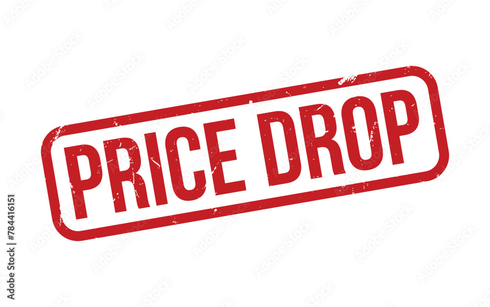 Price Drop Stamp. Price Drop Rubber grunge Stamp Seal