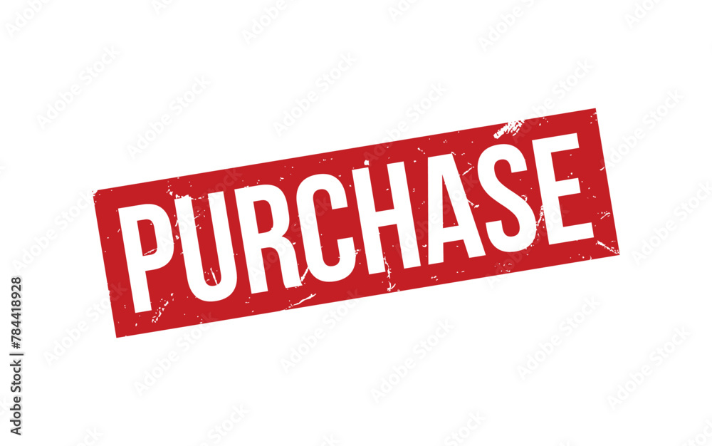 Fototapeta premium Purchase Stamp. Purchase Rubber grunge Stamp Seal