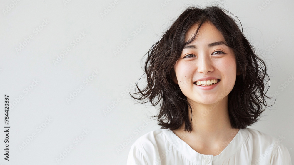 若い日本人の女性ポートレイト [Generative AI]　