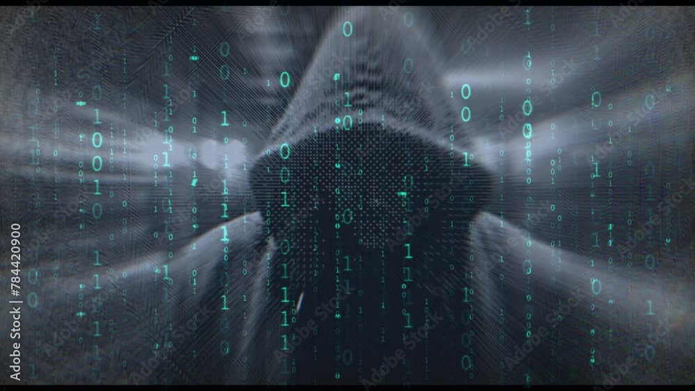 hacker cyber attack concept