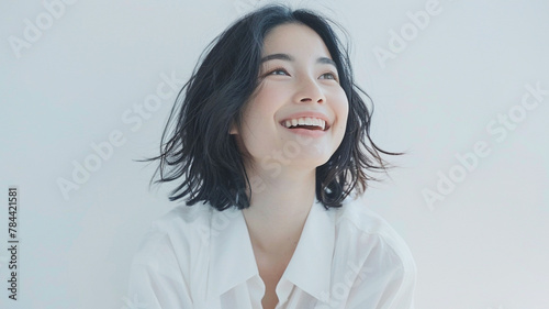 若い日本人の女性ポートレイト [Generative AI]　