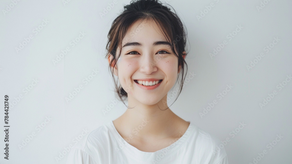 若い日本人の女性ポートレイト [Generative AI]　