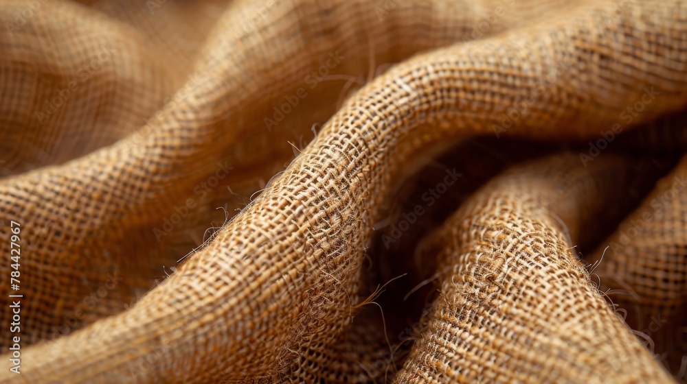 A close-up of a burlap sack of burlap A close-up of a burlap sack of burlap
