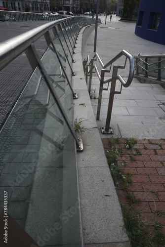 Railing in the street