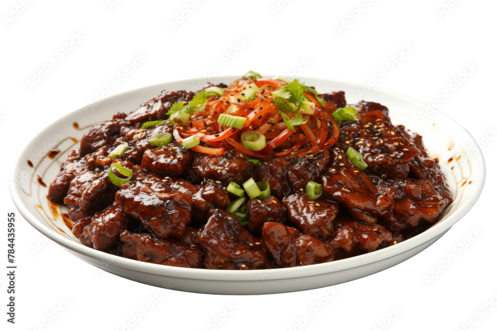 Wholesome Harvest: A Bowl Brimming With Fresh Meat and Vegetables. On White or PNG Transparent Background. Wholesome Harvest: A Bowl Brimming With Fresh Meat and Vegetables. On White or PNG Transparent Background.