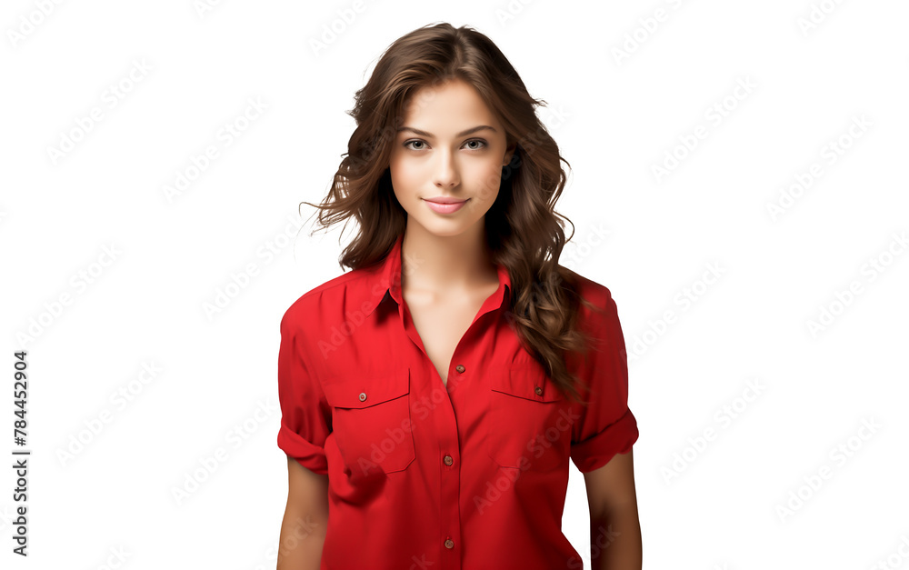 Beautiful young confident woman isolated on transparent background Beautiful young confident woman isolated on transparent background