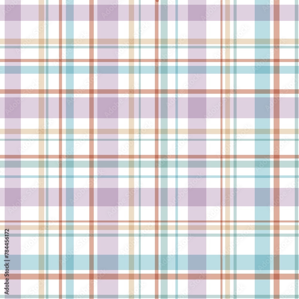 Paradise Shades: Pastel Tartan Pattern Paradise Shades: Pastel Tartan Pattern