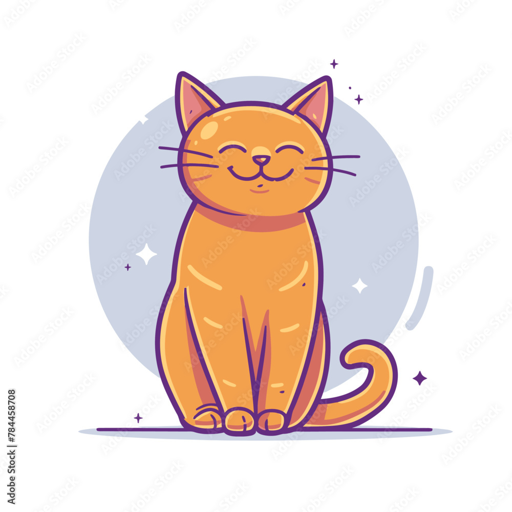 Obraz premium A Great Vector of Shingle Dog White Background