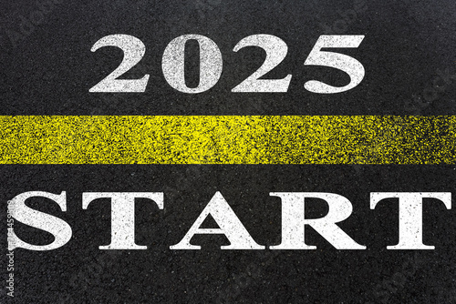 Start 2025 sur asphalte 