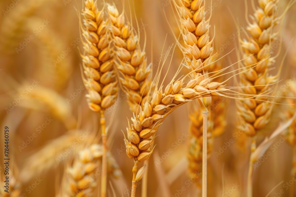 A close up of a bunch of ripe wheat, suitable for agricultural concepts A close up of a bunch of ripe wheat, suitable for agricultural concepts