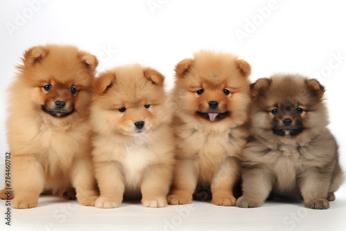 group of puppies made by midjourney