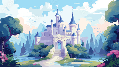 Mystical castle with secret passages and hidden cha