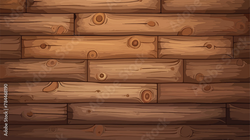 Old wood wall texture background .. 2d flat cartoon