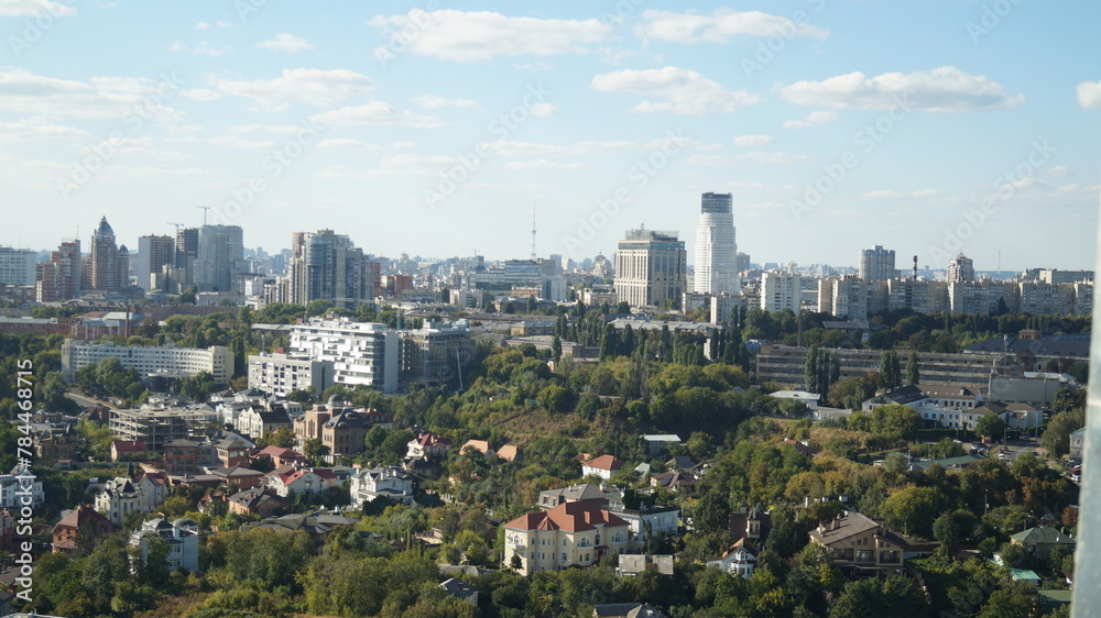 Naklejka premium view of the city