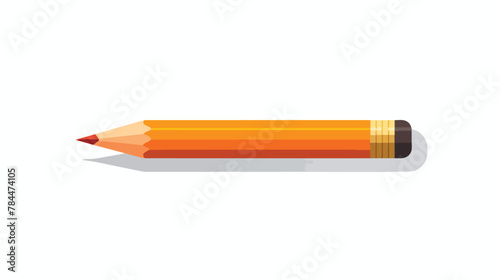 Pencil icon. Flat design style eps 10 2d flat cartoon