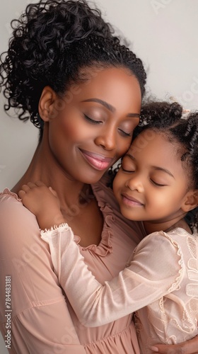 African American mother and child