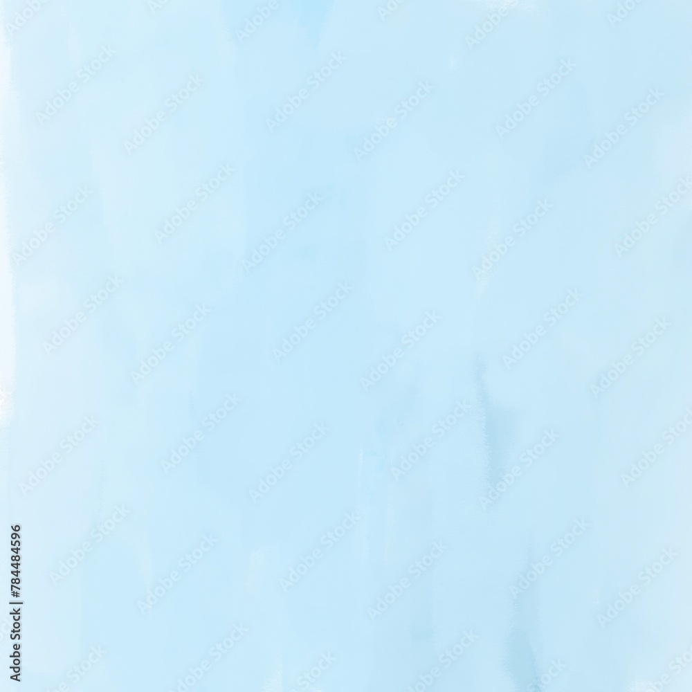 Fototapeta premium Pattern of blue watercolor brushed background.