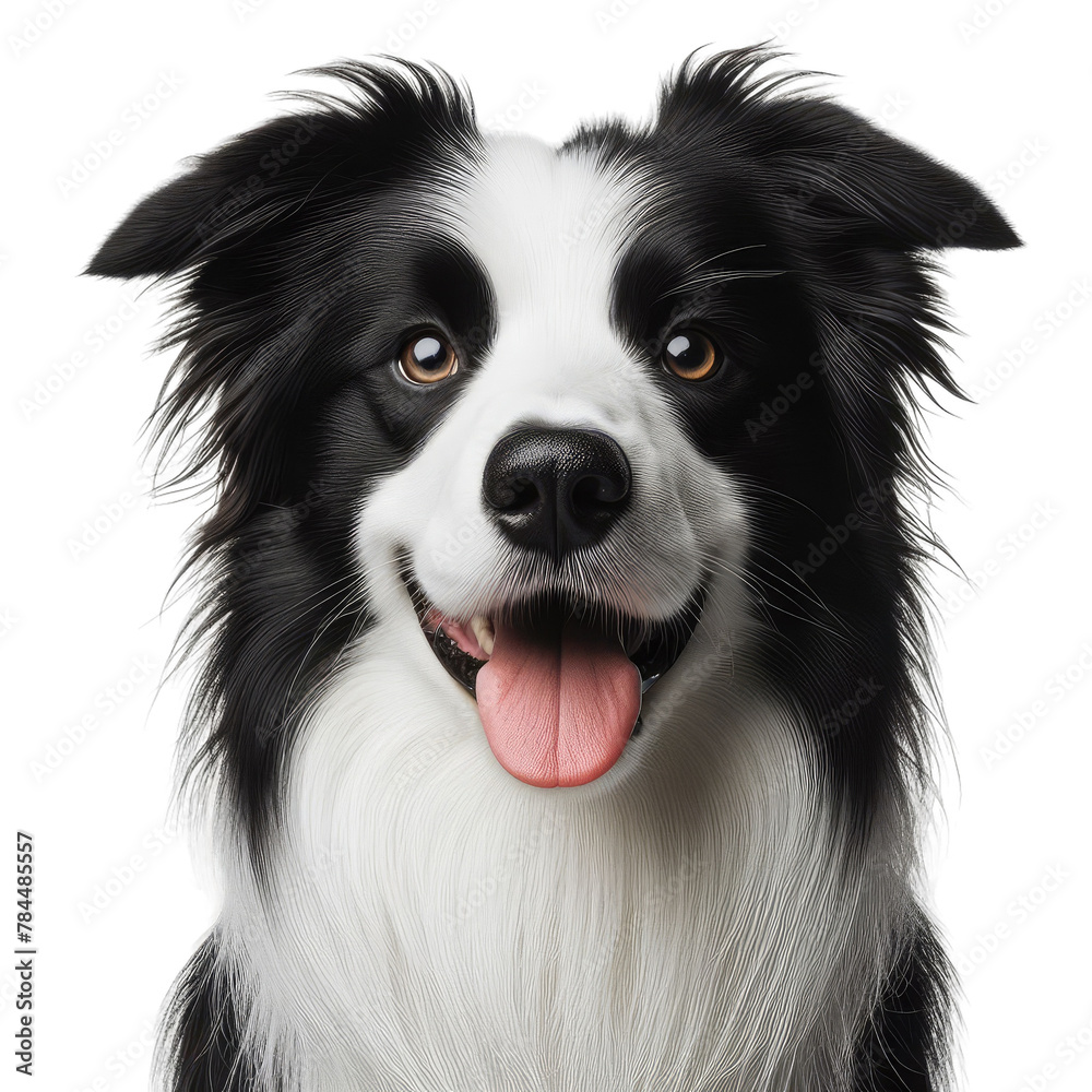 Fototapeta premium Isolated Cute Funny Animal on a Clear PNG Canvas, Generative AI