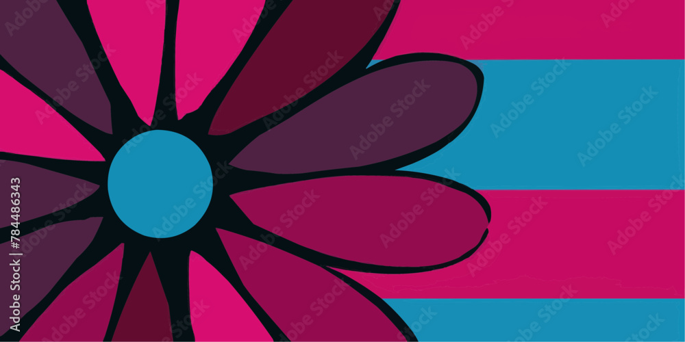 abstract background with flowers abstract background with flowers