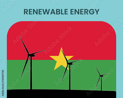 Burkina Faso renewable energy, environmental and ecological energy idea